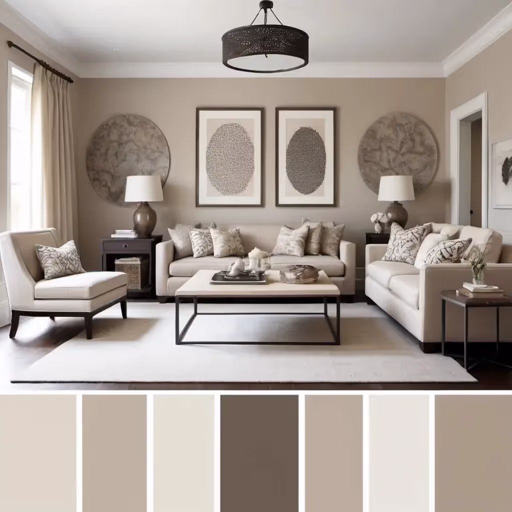 Neutral Colors in Different Rooms